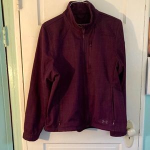 Under armor plum full zip front jacket Xl